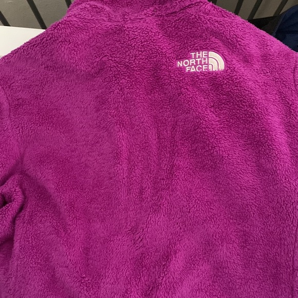 🍋The North Face Purple Fuzzy Zipper Sweater Jacket XS - Picture 4 of 5
